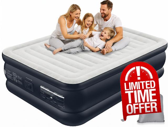 Queen Air Mattress with Built-in Pump