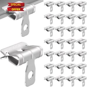 Hicarer 50 Pcs Hammer-On Flange Beam Clamp