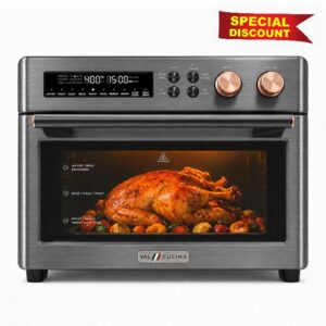 VAL CUCINA Infrared Heating 26.3 QT Air Fryer Toaster Oven