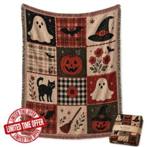 Halloween Tapestry Throw Blanket