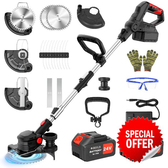 24V 8 Inch Cordless Weed Wacker