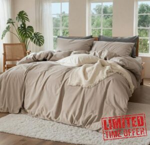 100% Pure Linen 4 Piece Sheet Set