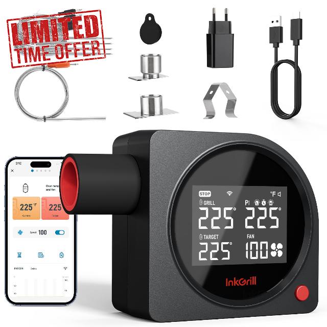Smoker Temperature Controller for Big Green Egg