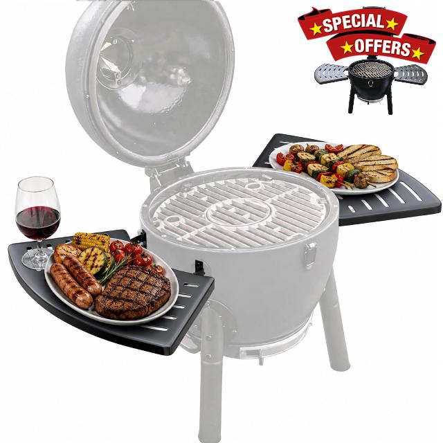 Folding Shelf for CharGriller Kamado Charcoal Grill E86714