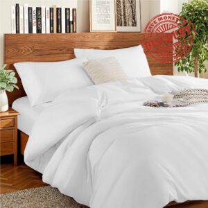 DEITAS 100% Cotton King Duvet Covers 3 Piece