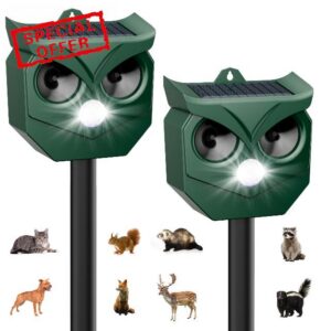 Solar Ultrasonic Animal Repeller