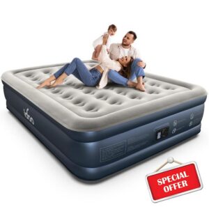 iDOO Air Mattress Queen with Built in Pump
