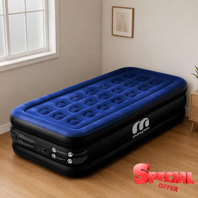 Maeytau Air Mattress Twin with Built in Pump