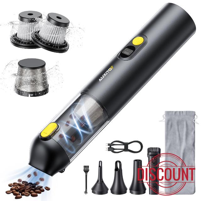 AUXITO Car Vacuum Portable Cordless 14000Pa Suction
