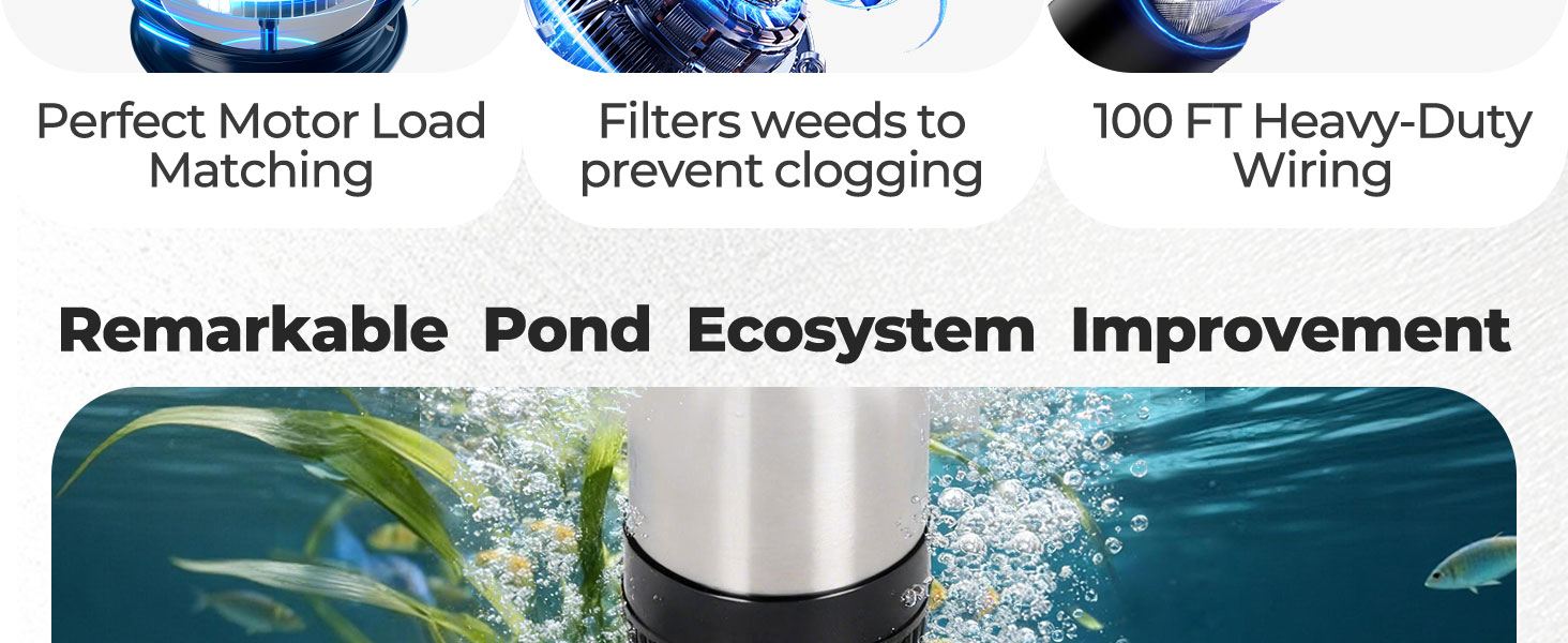 Pond Fountain Aerator