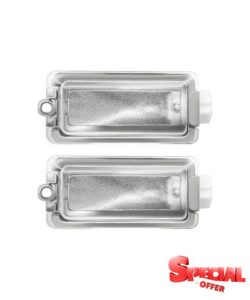 2Pcs 8A37000038 Halogen Grill Light                                                          Fits for Mont Alpi Outdoor Island Grills (MAi805 MAi400 & MA-957) and Built-in Grills (MABi805 & MABi400)