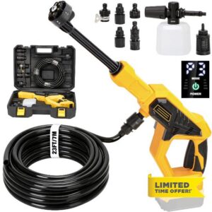 Cordless Portable Washer for Dewalt 20V Battery