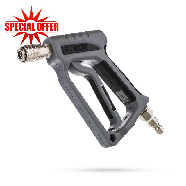 The Rag Company - Ultra H2O Spray Gun                                                          Universal 3/8" Connector and 1/4" Quick Disconnect | Rubberized Grip