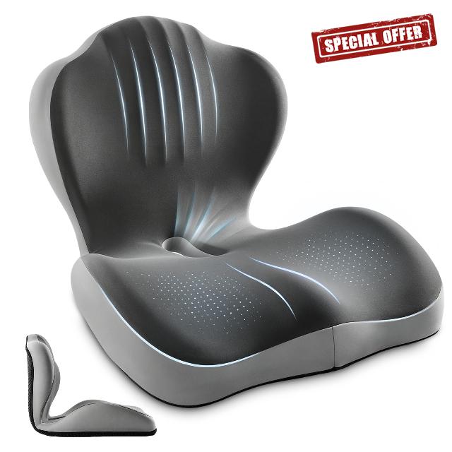Saker Ergonomic Memory Foam Seat Cushion for Office Chairs