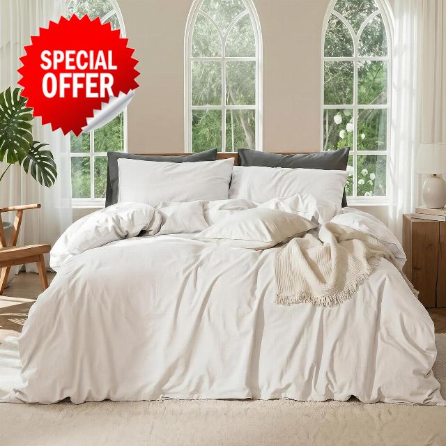 100% Linen Duvet Cover