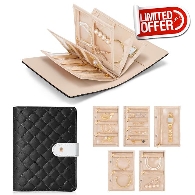 WOOMADA Travel Jewelry Organizer Case
