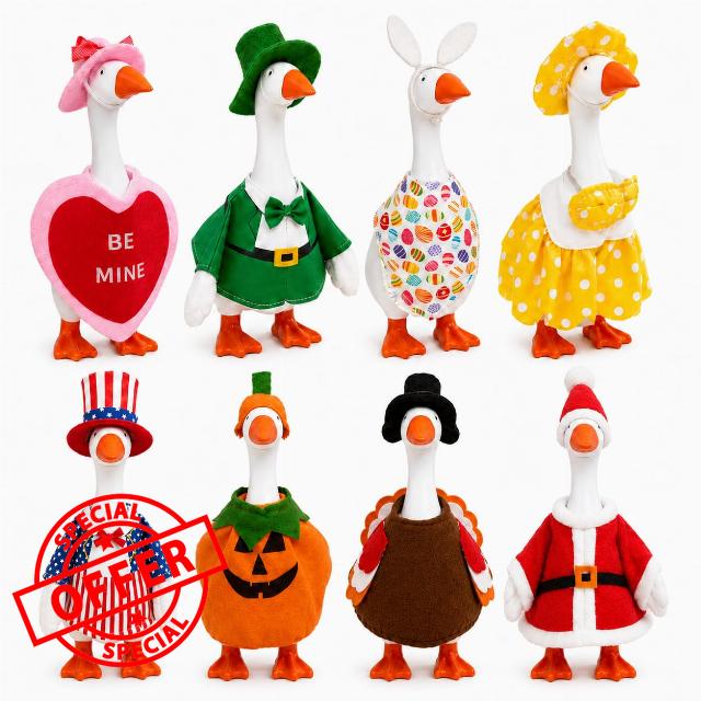 8 Pack Desk Goose Outfits 7 Inch