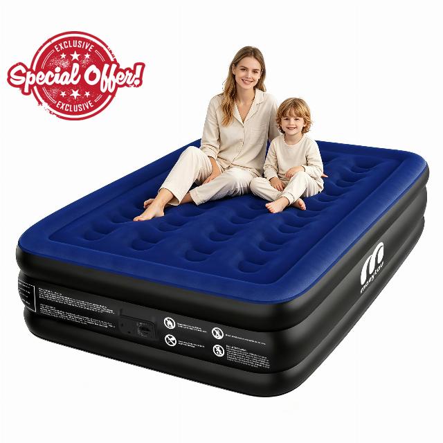 Maeytau Air Mattress Full with Built in Pump