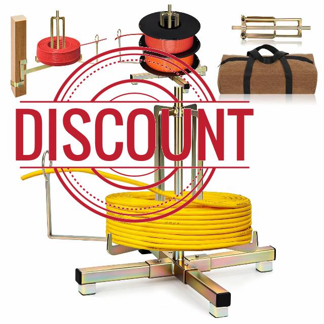 Foldable Wire Spool Rack