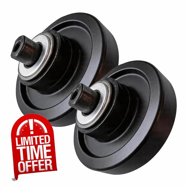 2 PCS Mini Skid Steer Track Idler Wheel