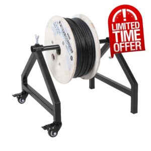 Iron Forge Cable Wire Spool Rack