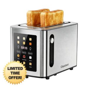 2 Slice Toaster Touchscreen Stainless Steel
