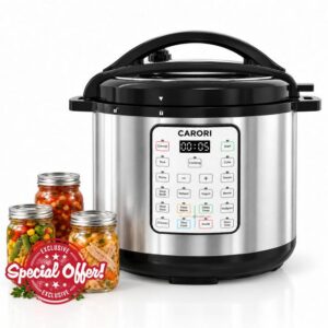 CARORI 12 Qt Electric Pressure Cooker and Canner