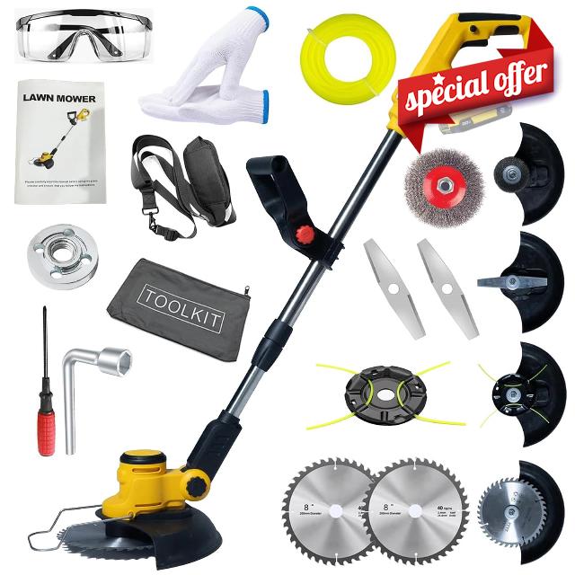 Cordless Weed Wacker for DeWalt 20V MAX Battery                                                          4-in-1 Electric Weed Eater