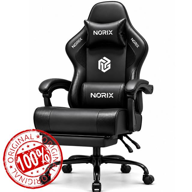 Gaming Chair for Adults with Footrest