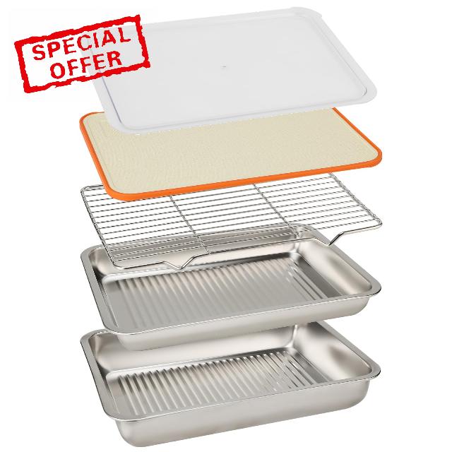 Grilling Gifts for Family: 5-in-1 Outdoor BBQ Food Prep Tray & Carry System