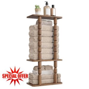 HOOBRO 3-Tier Wall Mount Towel Rack for Bathroom