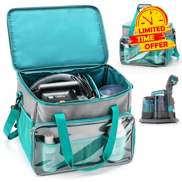 Carry Bag for Shark Stain Striker Carpet Cleaner with Attachments Storage                                                          Large Capacity Carrying Case