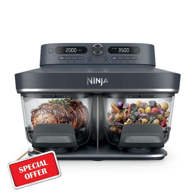Ninja Crispi DualZone Glass Countertop Air Fryer