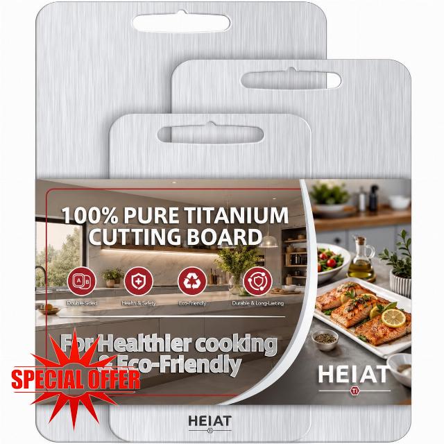 Titanium Cutting Board 3-Piece Set