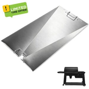 Drip Tray Replacement for Traeger Woodridge Pro/Elite Pellet Grills TFB97JLH Stainless Heat Baffle Drip Pan for Traeger BAC818