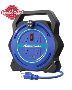 DEWENWILS 30FT Extension Cord Reel