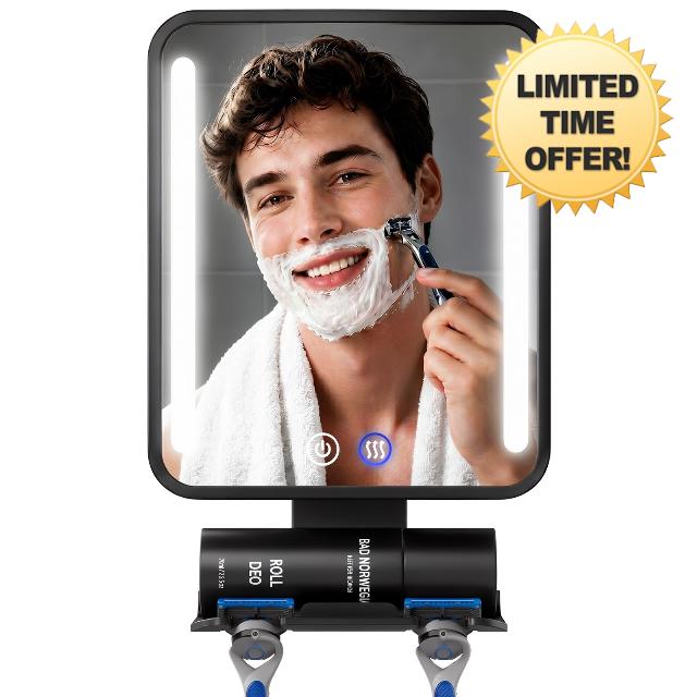Shower Mirror Fogless for Shaving