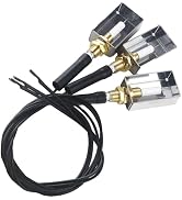 Tmozyar Heat Plates, Cooking Grates, 4 Burners and Igniter Replacement Parts for Master Forge BG1...