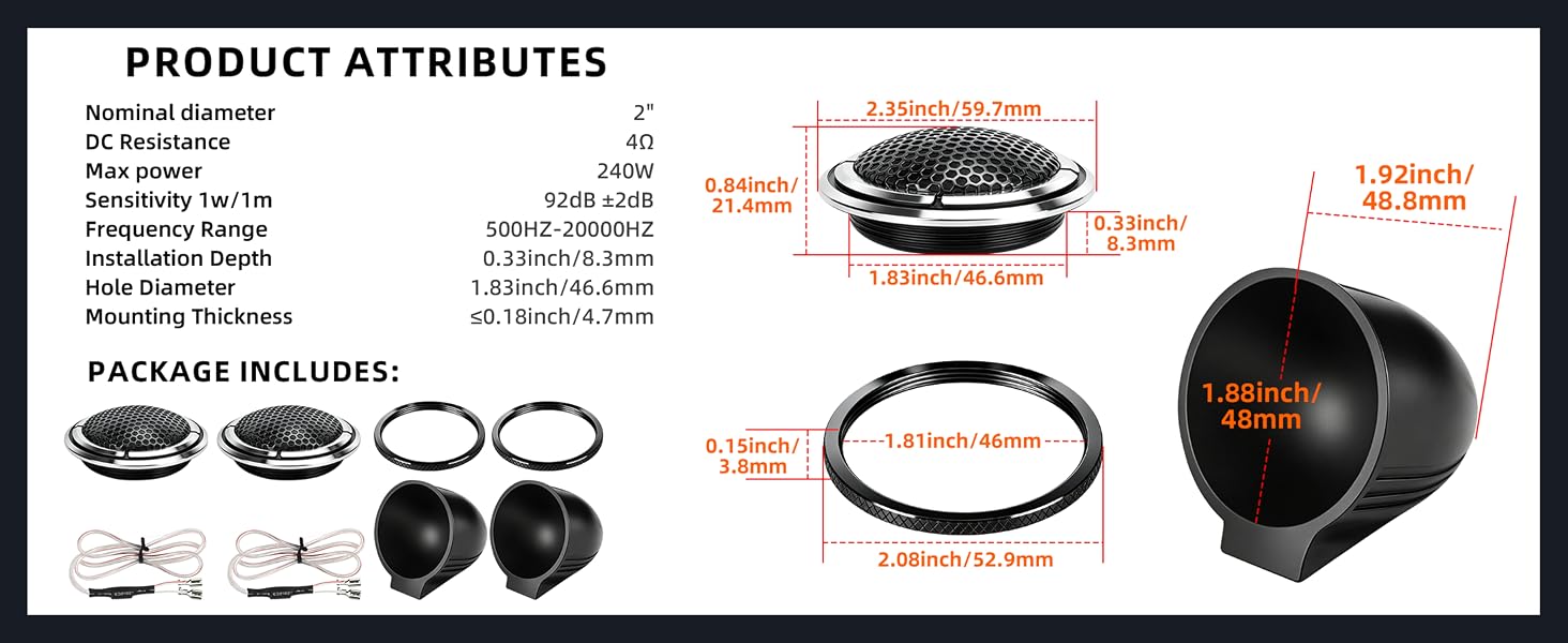 1 Inch Tweeters