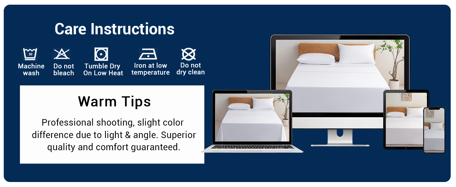 Luxury Bamboo Viscose Sheet, 360° Grip, Universal Fit 8-16"