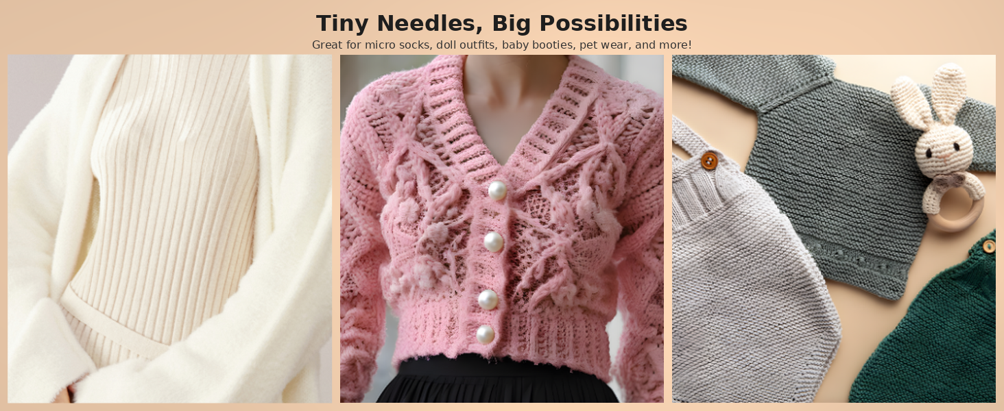 short interchangeable knitting needles set