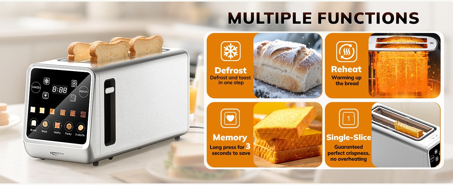 Slim Toaster 4 Slice