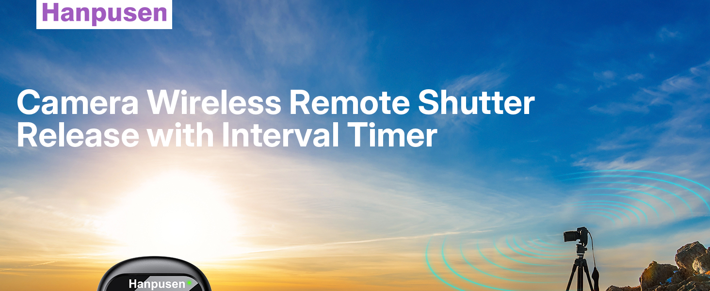 wireless intervalometer remote shutter for camera