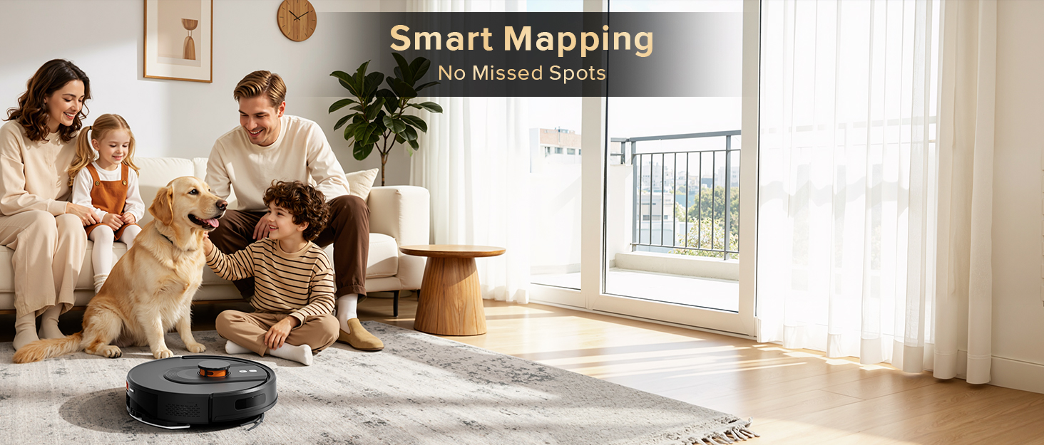 Robot Vacuum and Mop Combo with Self-Emptying
