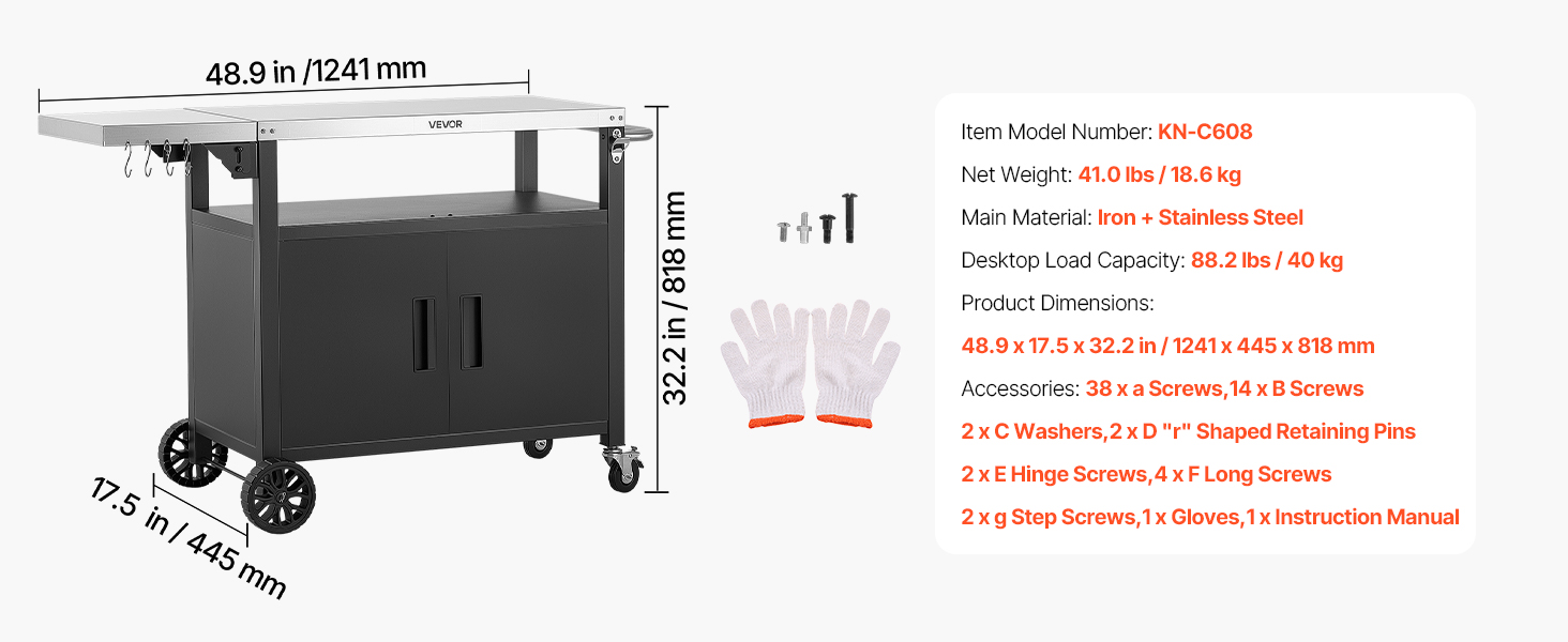 outdoor grill table