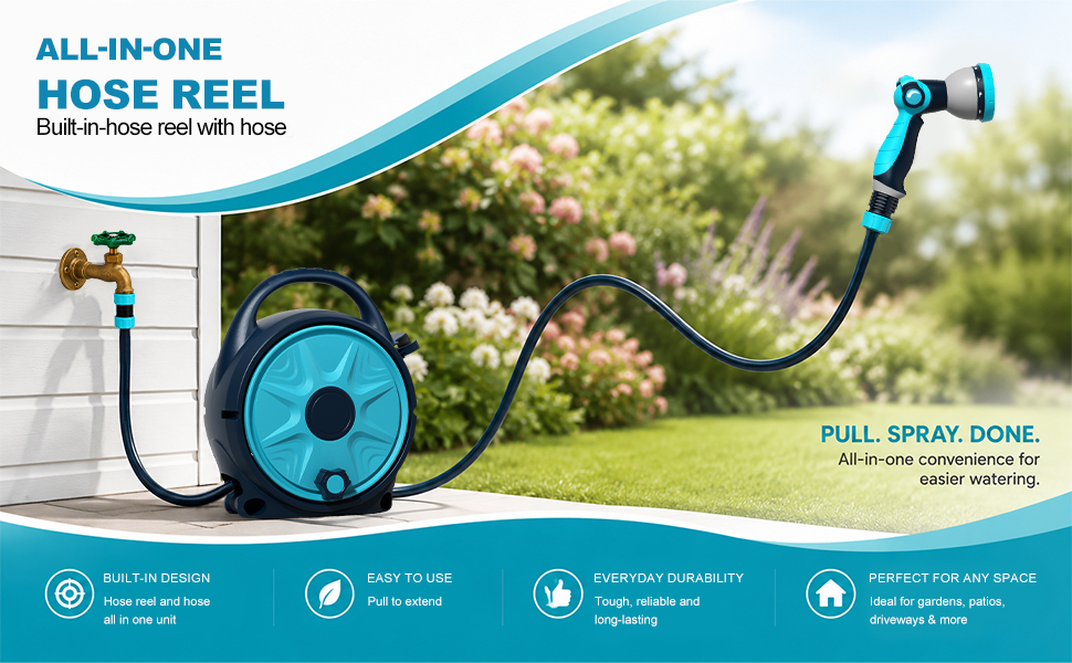portable hose reel