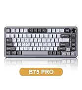 YUNZII B75 PRO Wireless Mechanical Keyboard,75% Layout with Knob,Hot Swap Gasket Custom Structure...