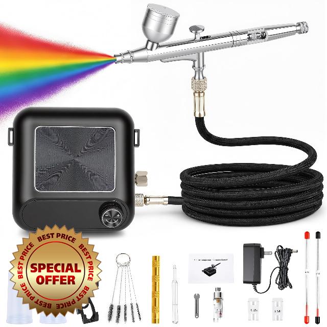 Airbrush Kit with Air Compressor