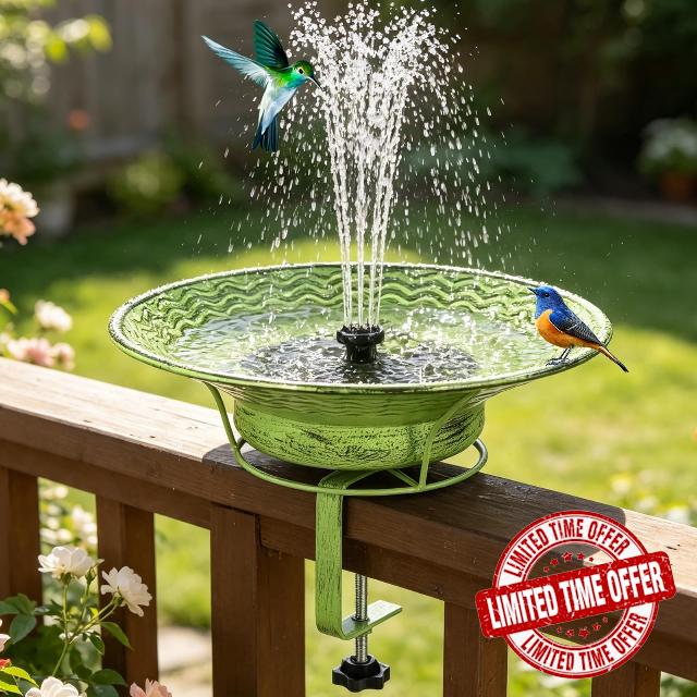 Deck Mounted Bird Bath