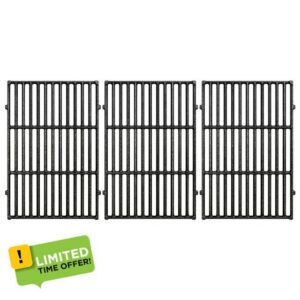 Cast Iron Grate for Weber Searwood XL 600 / SMOKEFIRE EX6 Pellet Grill Searwood Cooking Grid Replacement Parts for Weber Searwood 1500121